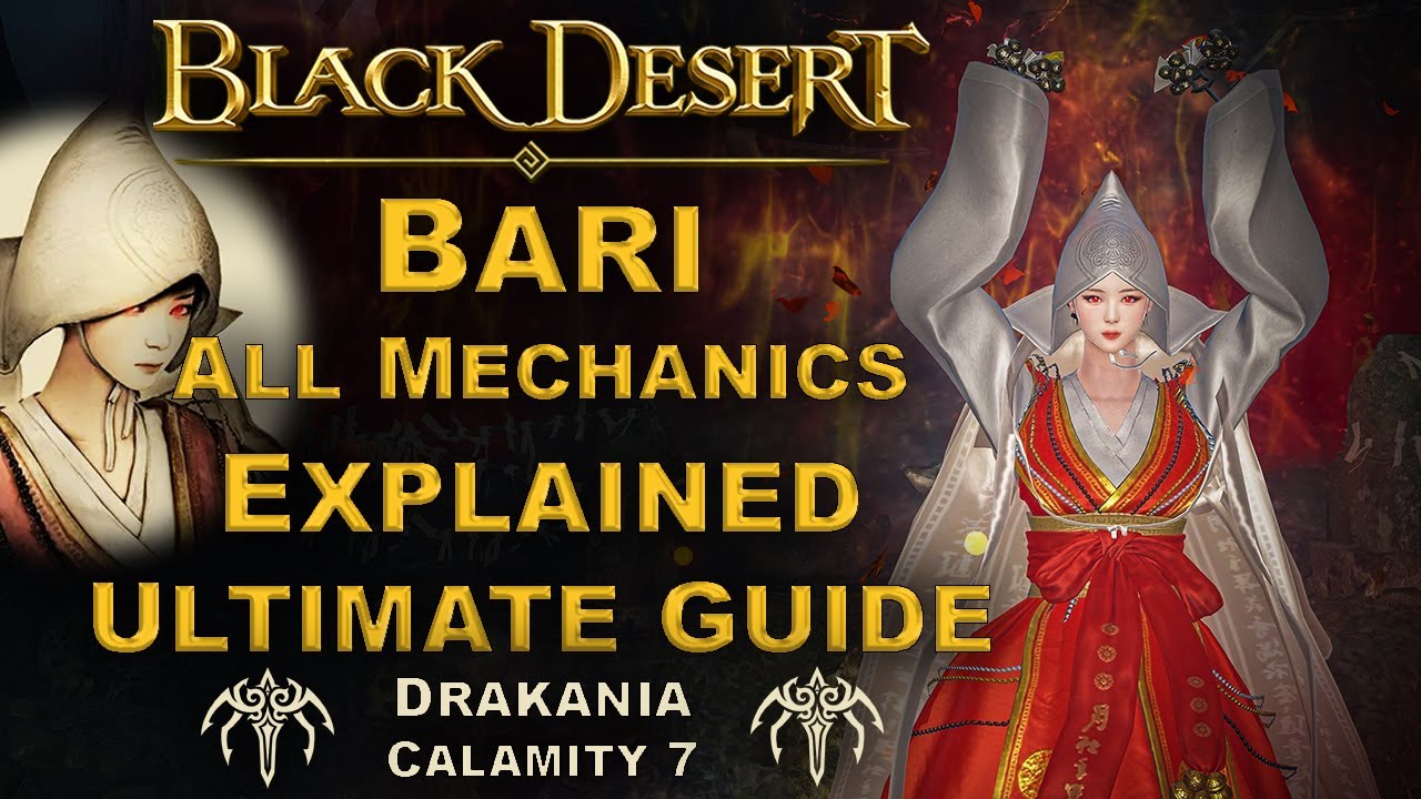 BDO | Bari - Black Shrine Guide | All Mechanics Explained | Calamity 7 Test - Drakania |