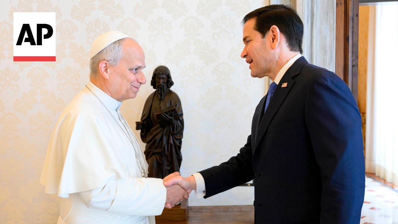 Marco Rubio spends 2 hours at the Vatican as he meets Pope Leo XIV