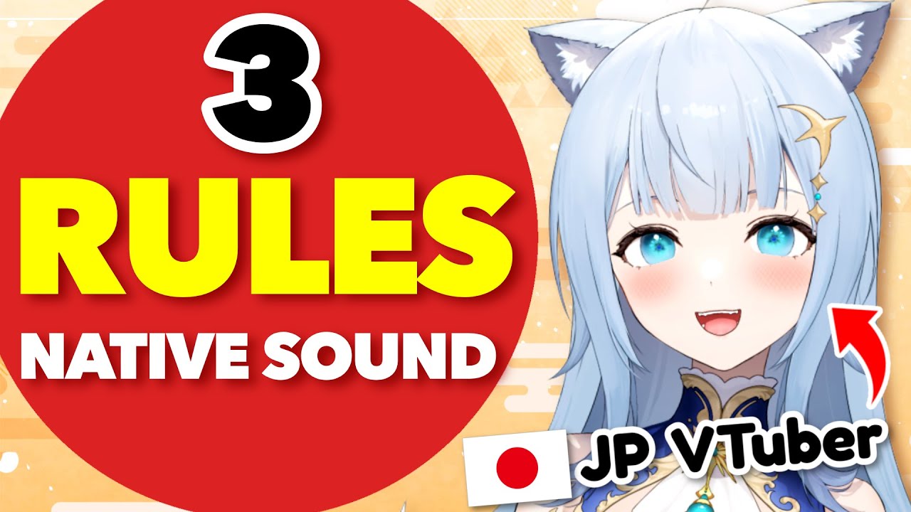 How to Sound Native in Japanese | 3 Vowel Devoicing Rules with JP VTuber