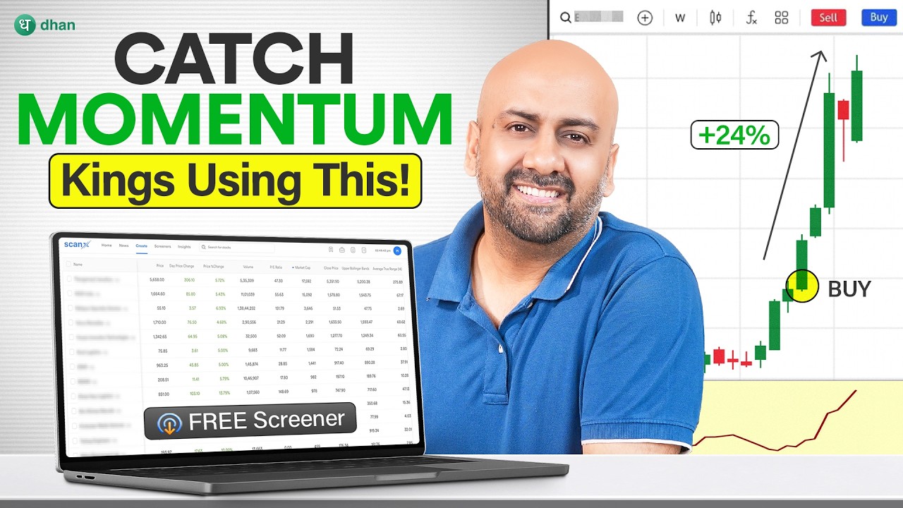 Find Momentum Stocks Using These Technical Filters! | Momentum King Screener