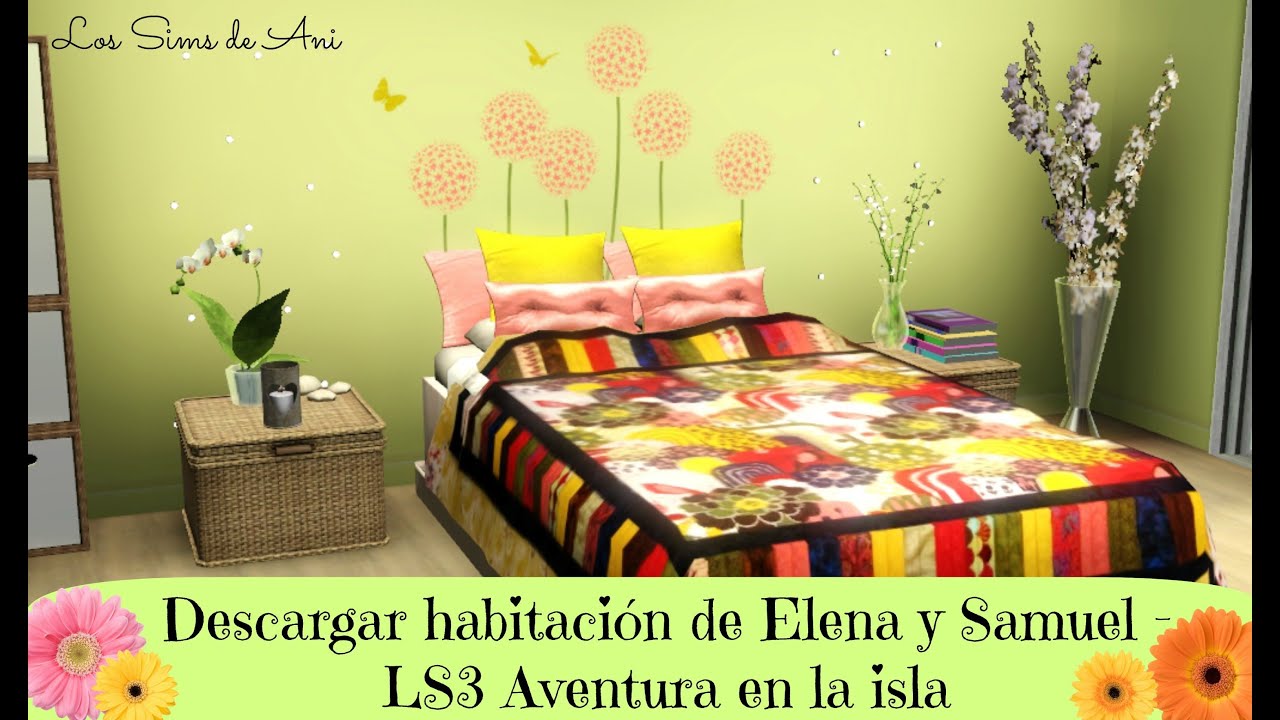 Descargar habitación de Elena y Samuel - Los sims 3 aventura en la isla