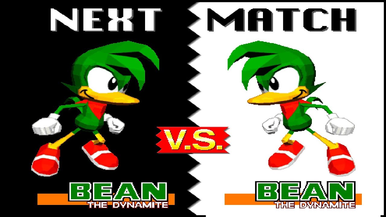 Bean VS Clone Bean - Sonic The Fighters