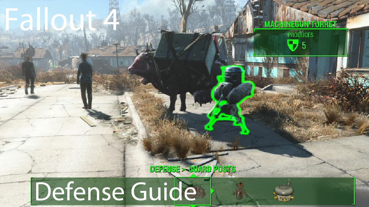 Fallout 4: Settlement Defense Guide (Sentry Turrets/Structures/Traps)