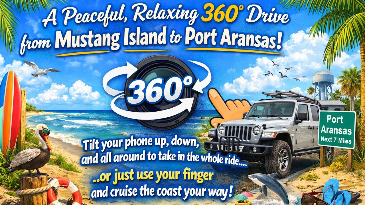 Spring Break Madness | Mustang Island to Port Aransas Beach Drive 2026