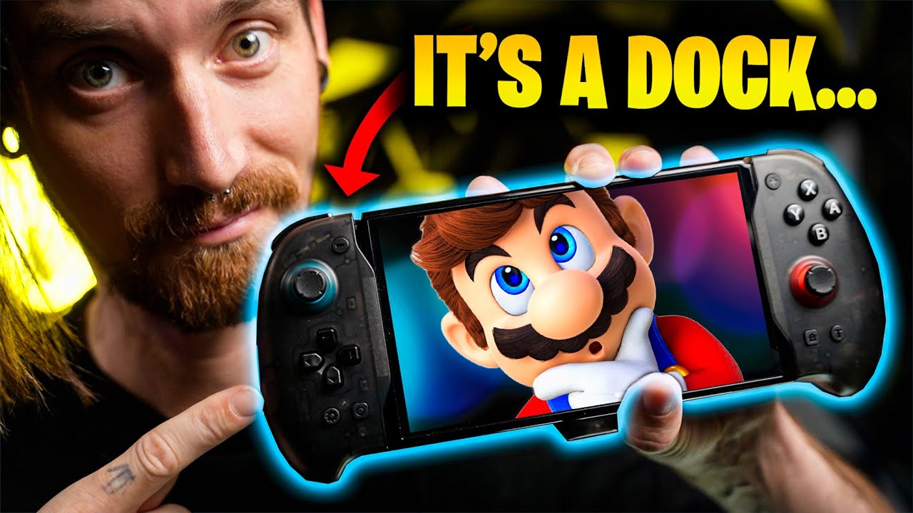 Эта рукоятка для Nintendo Switch — это док-станция