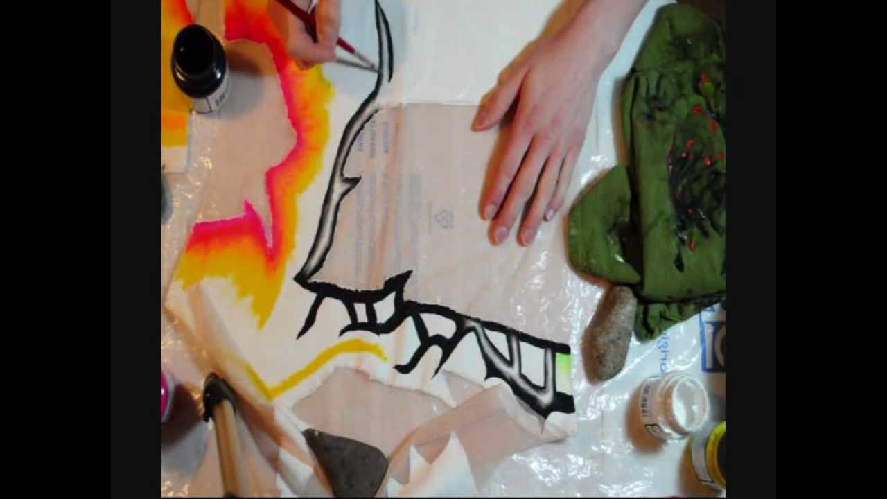 Painting Rhythmic Gymnastics Leotards