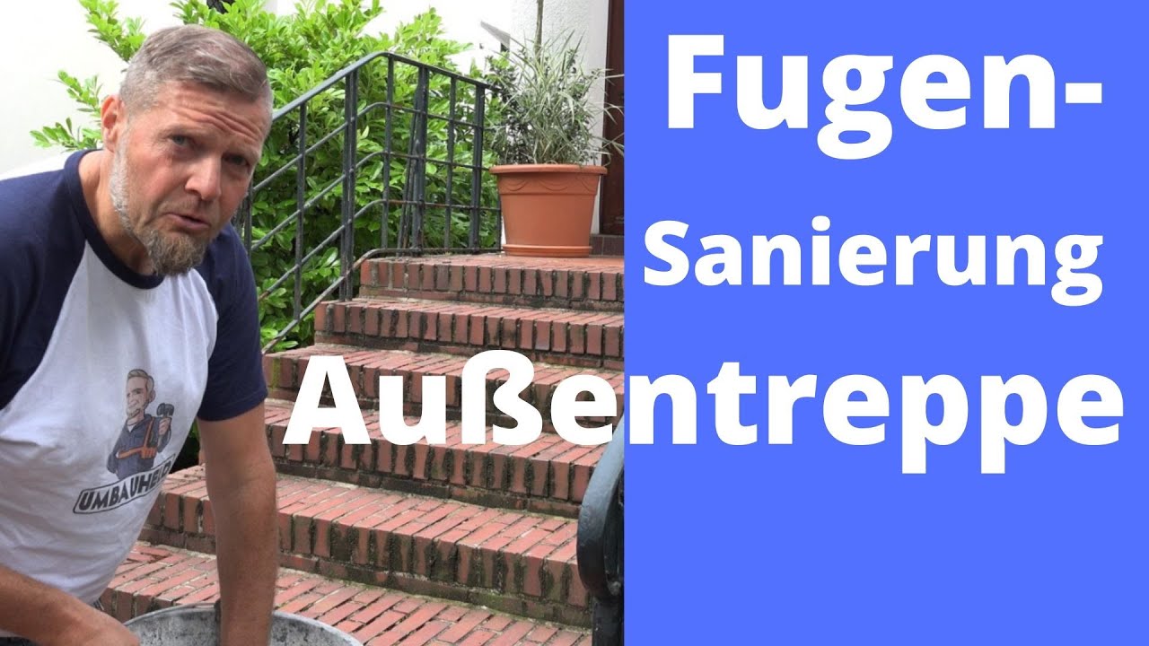 Außentreppe Fugen Sanierung