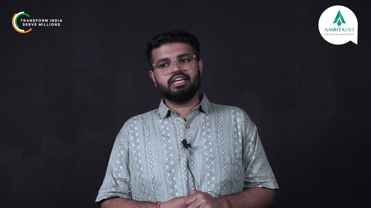 Toppers' Talk || Vishnu Sasikumar || UPSC CSE AIR - 394 | Amrita IAS Academy