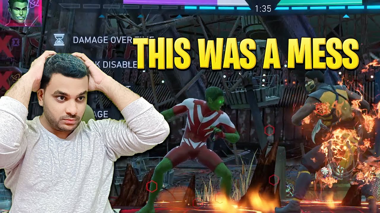 This was a Mess | Boss Scorpion Realm Klash | Injustice 2 Mobile | Solo Raids