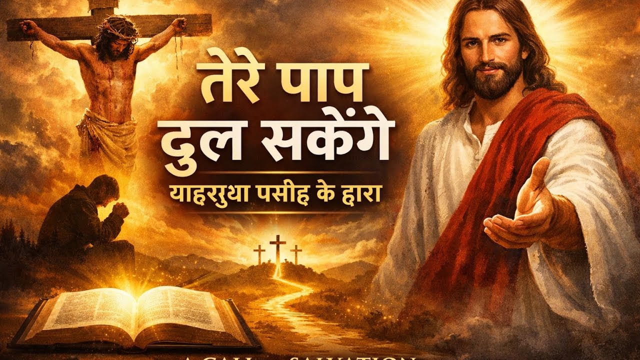 तेरे पाप धूल सकेंगे, याहशुआ मसीह के द्वारा. 