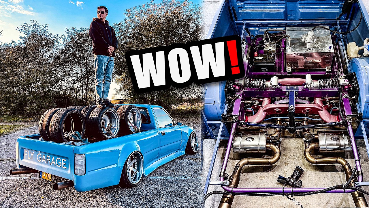 Zbudował BMW co wygląda jak TOYOTA i ma silnik od AUDI xD - Czyli HILUX do DRIFTU!