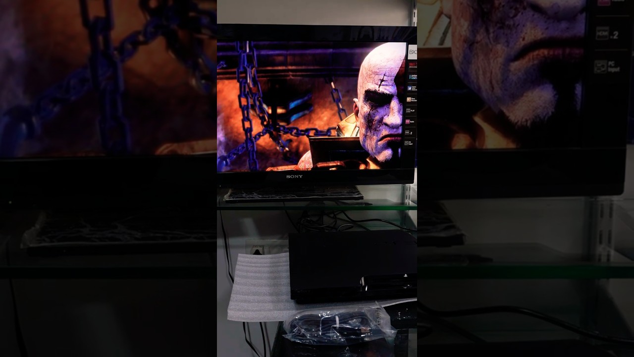 OG PS3 Slim Customer Playing God of War Ascension