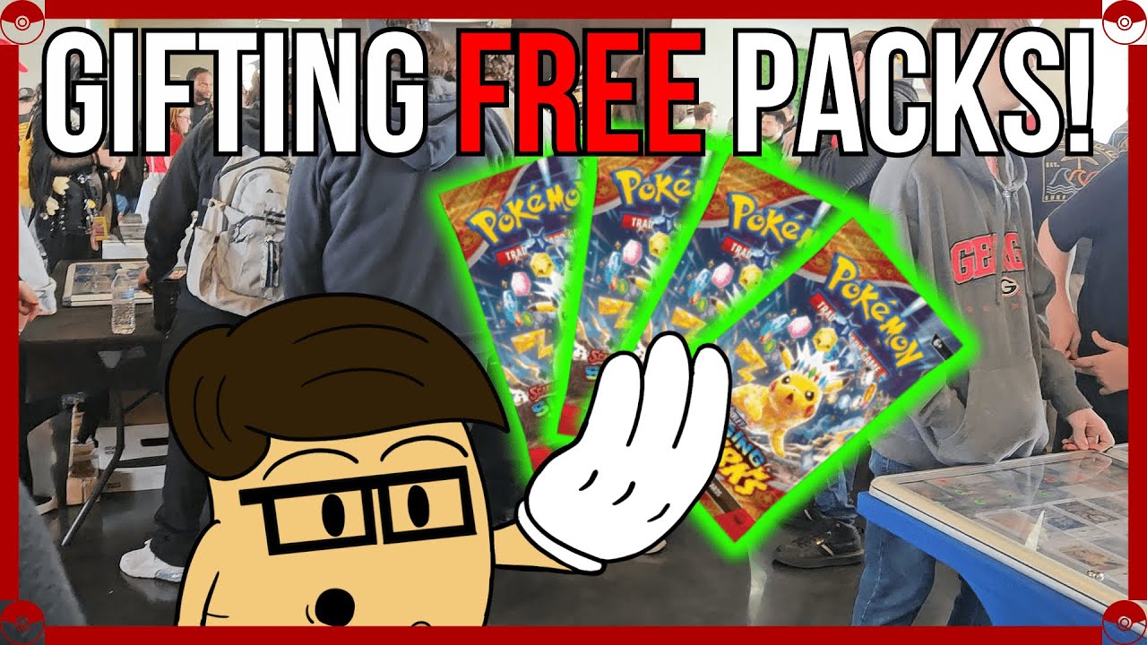Surprising Pokéfans with FREE Pokémon Booster Packs at The Nona Collects Card Show!