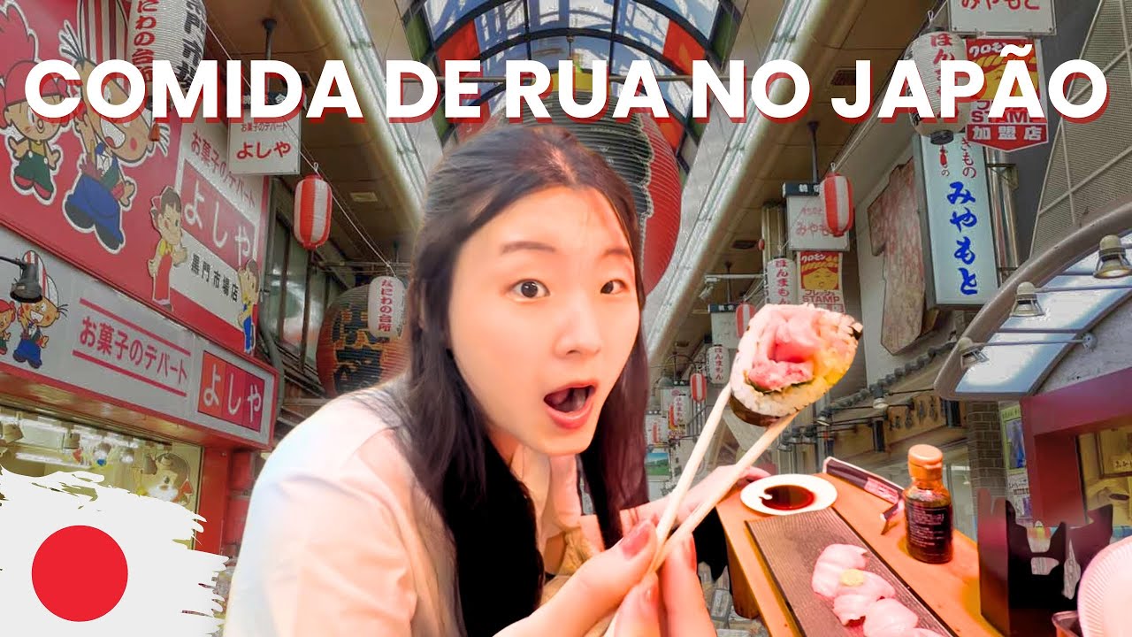 PROVANDO COMIDAS DE RUA NO JAPÃO 🇯🇵 - Valeu a pena?