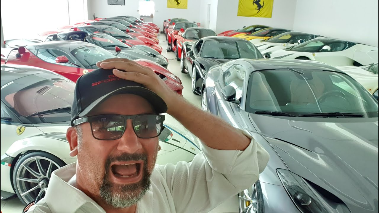 Un capannone di auto assurde da 200 MILIONI di Euro | Hanno 40 LAFERRARI!!