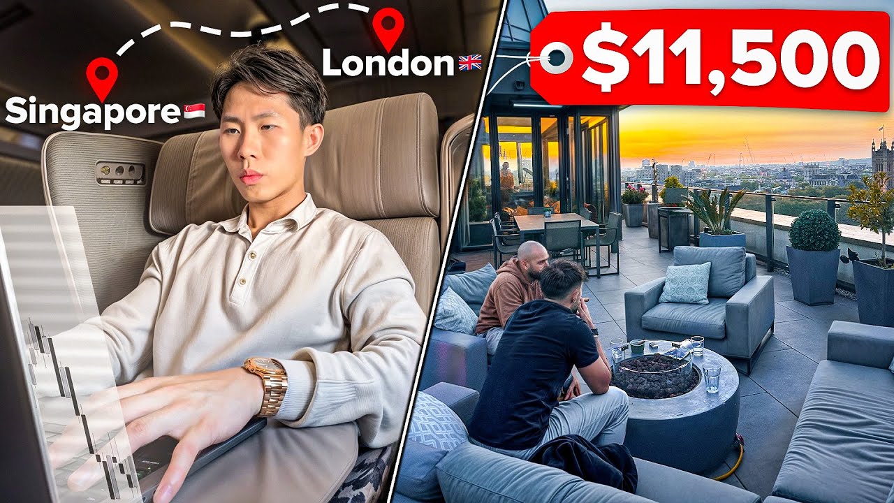 How A Millionaire Trader Travels to London