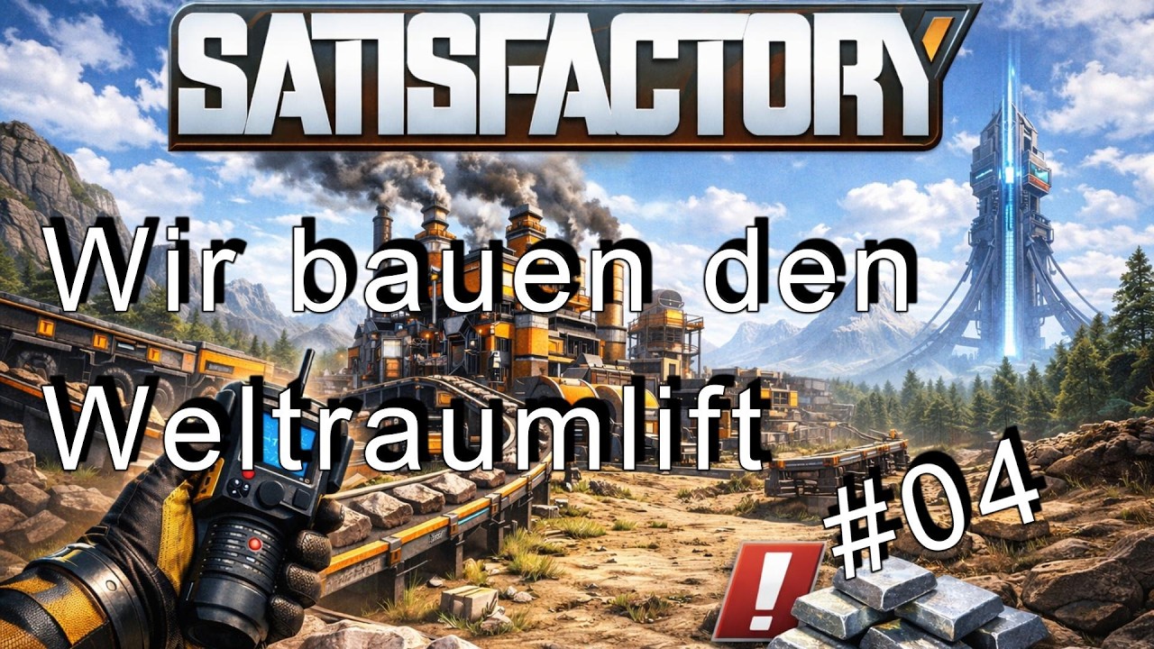 Der Weltraumlift steht! 🚀 Unser nächster großer Schritt | Satisfactory Let’s Play #04