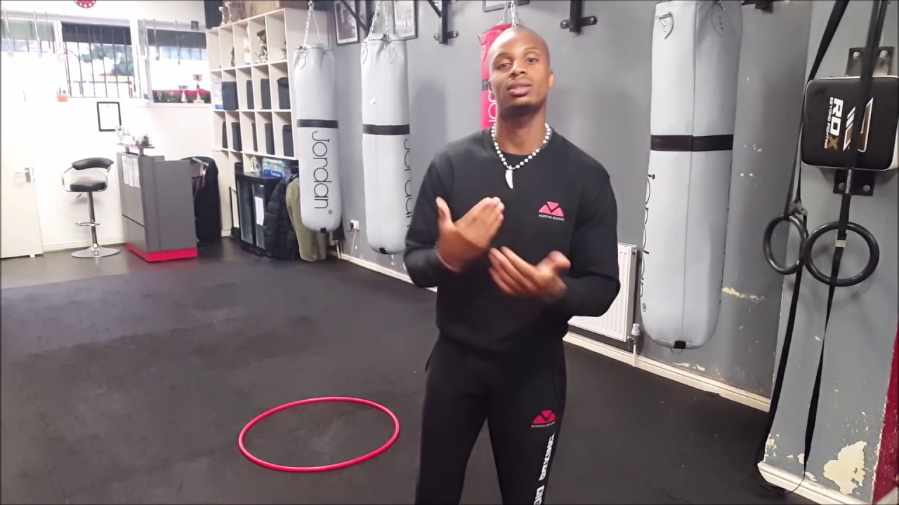 Hula Hoop Boxing Footwork Drill