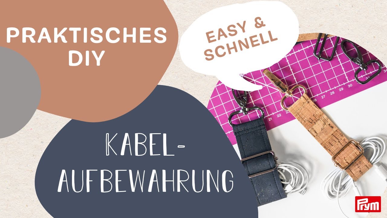 Kabelaufbewahrung für Kopfhörer aus Kork | Swantje von YesHoney x Prym