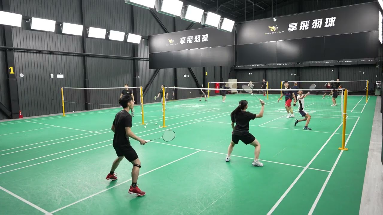 【敲框早安羽球隊】 弟弟 康哥 VS 怡諠 我  20260227-4