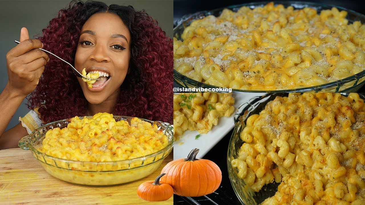 PUMPKIN MAC N' CHEESE! 🎃 | How To Make Pumpkin mac and cheese
