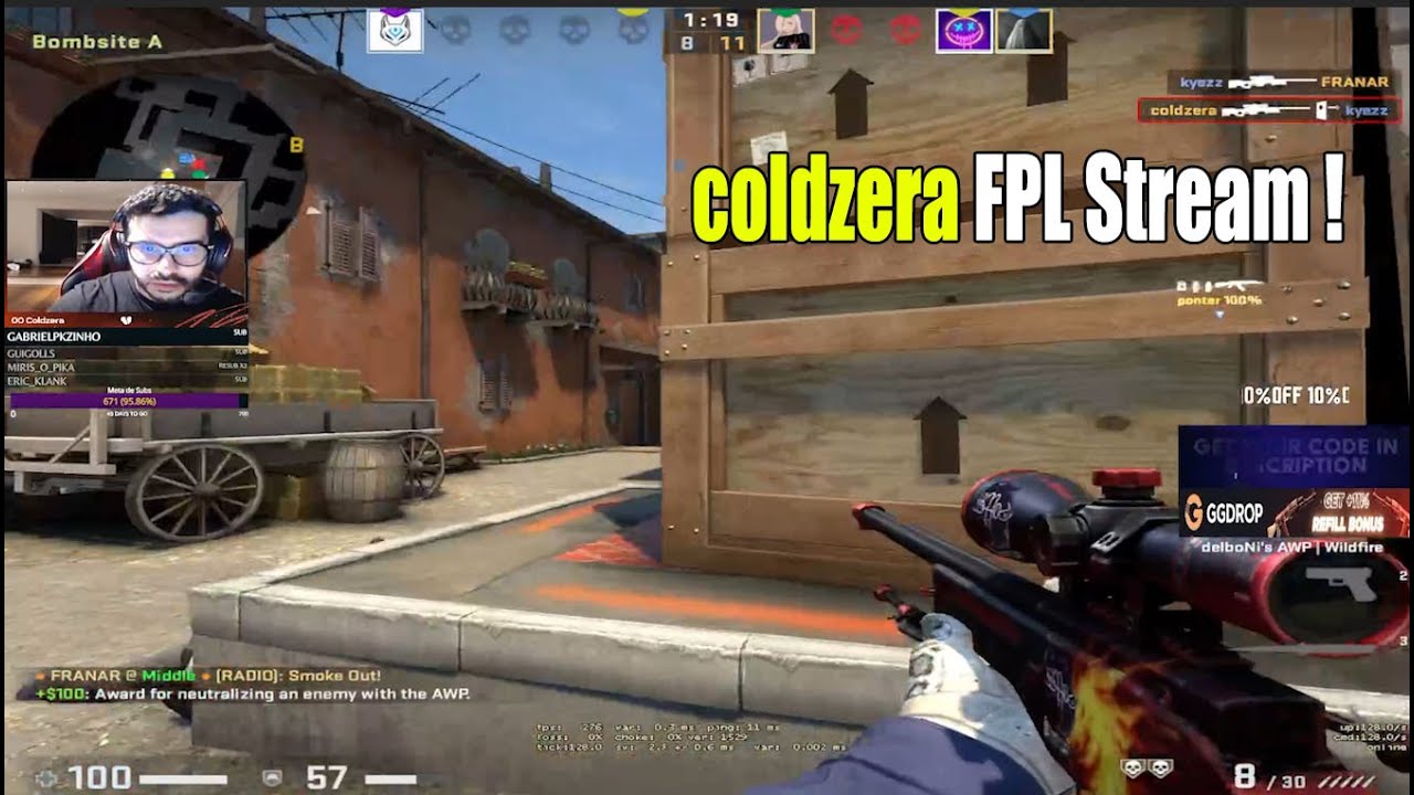 Coldzera PLAYS NA FPL INFERNO🔥(STREAM HIGHLIGHTS)