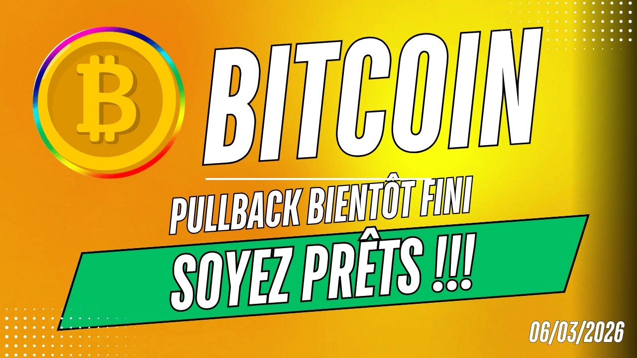 BITCOIN Pullback bient&ocirc;t fini 🔥 Soyez pr&ecirc;ts ✅ Analyse CRYPTO & news