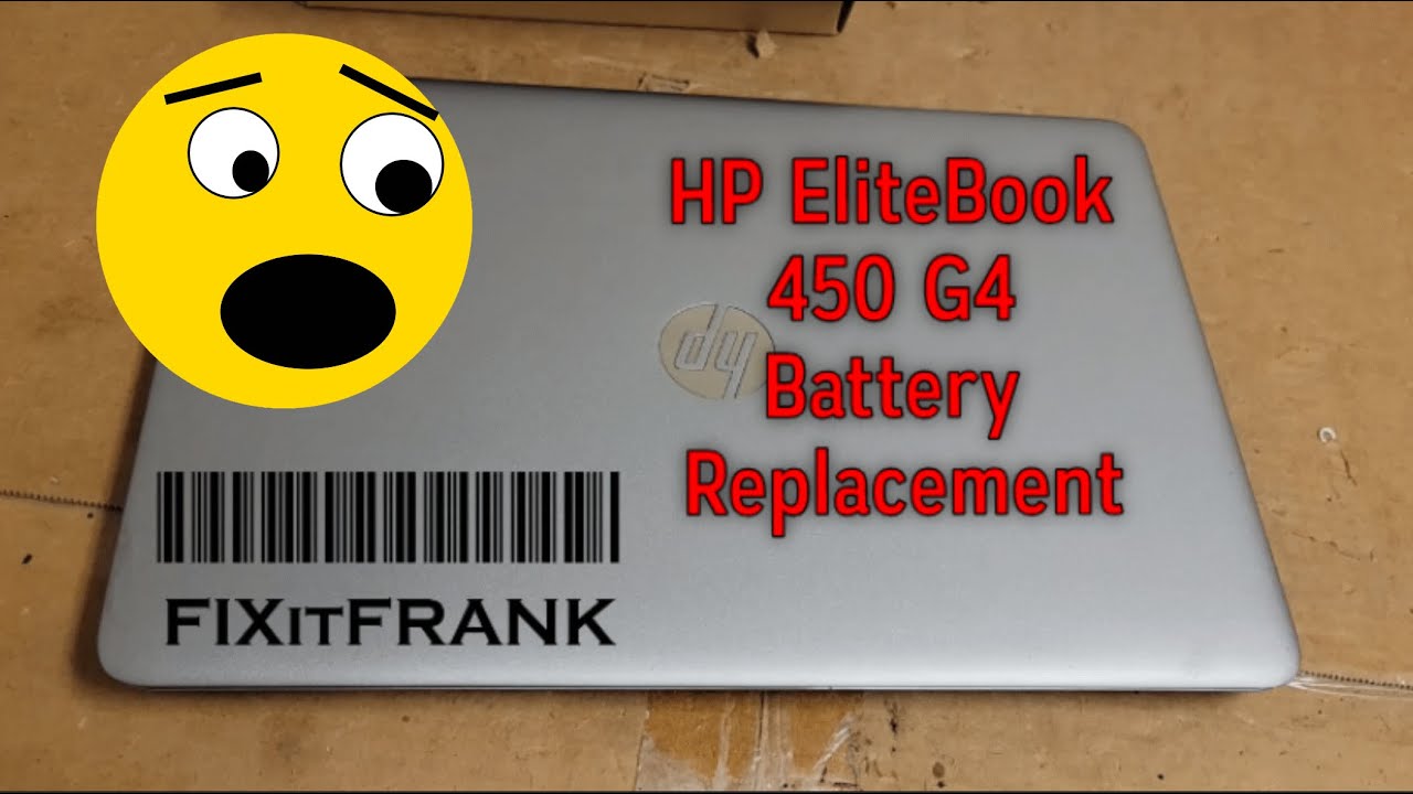 Hewlett Packard HP Elitebook 450 G4 Laptop Battery Replacement After Trackpad Cracked