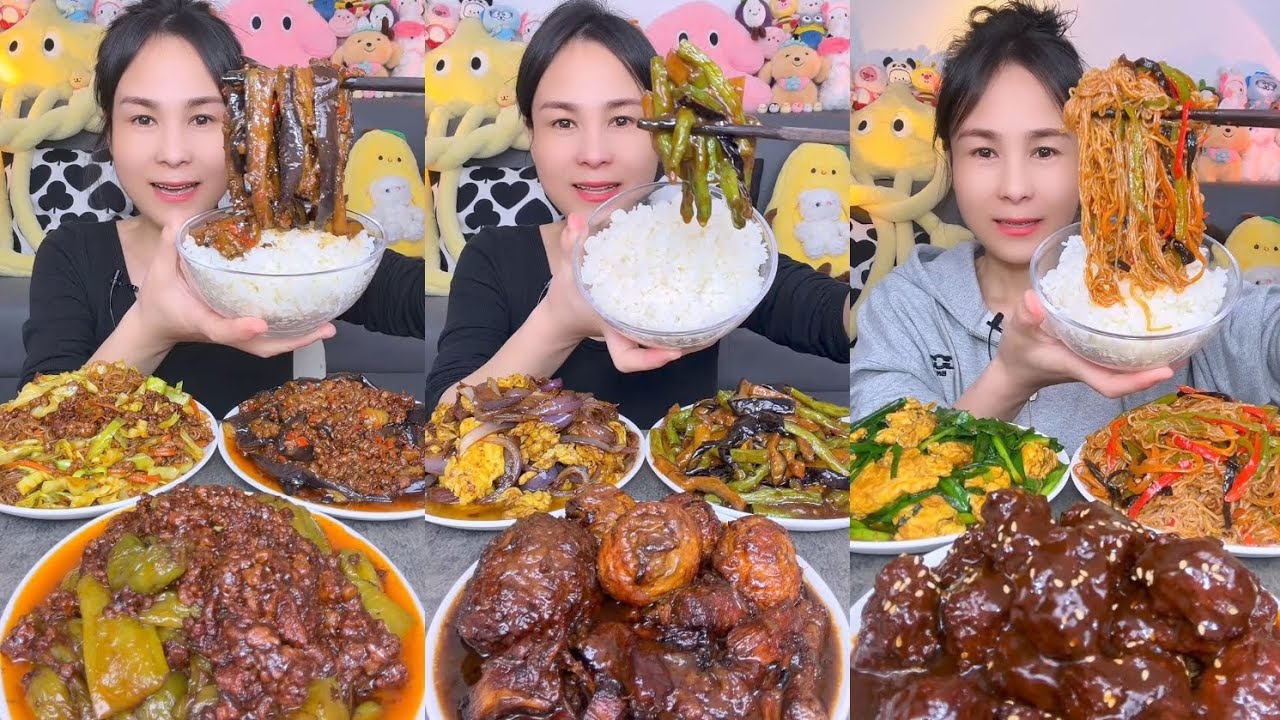 Mukbang Challenge : Eating Spicy 🔥🥵 noodles 🍜 fried tendon noodles rachang #food #mukbang #meat 