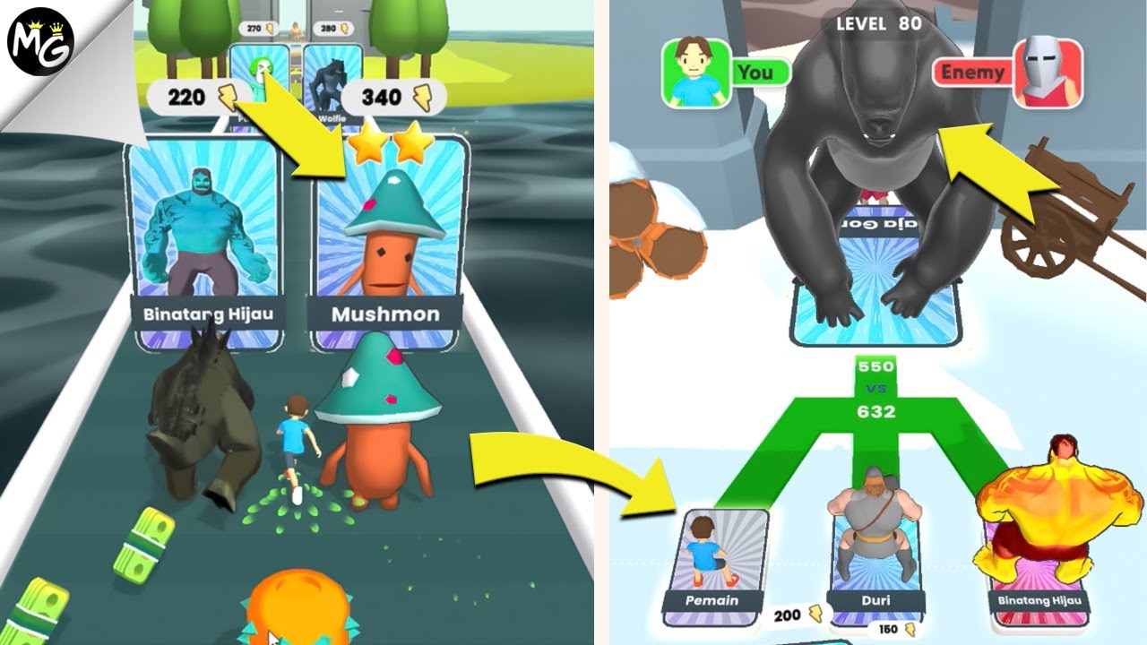 Udin Dapat Kartu Monster Jamur Dan Berani Lawan King Kong | Monster Draft | Musim Gaming