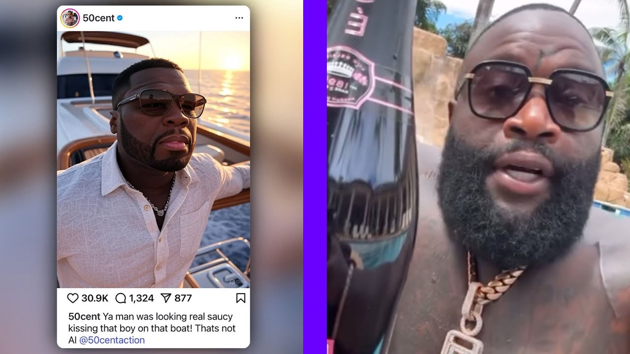 50 Cent Attempts To Clown Rick Ross For Potentially Being With A Man, Ross Responds