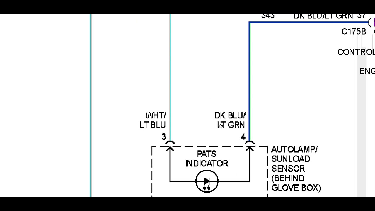 ford explorer 2002 2005 sistema pats diagrama