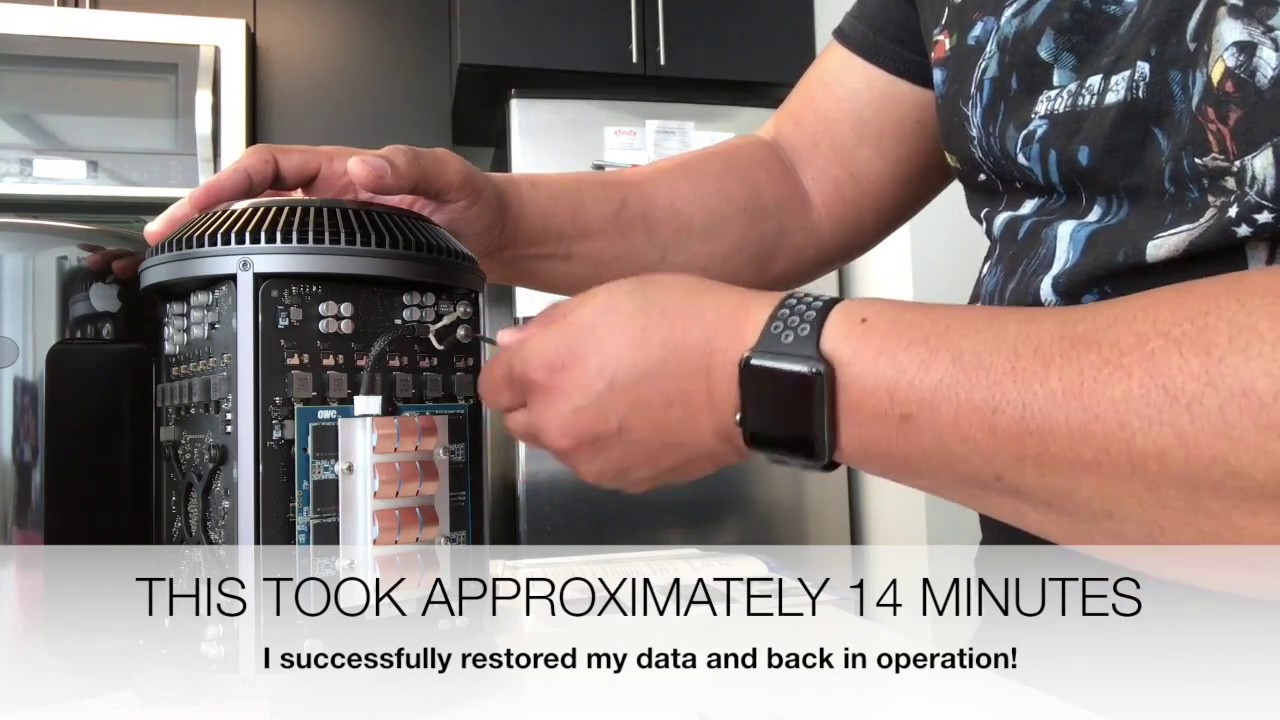 DIY SSD Upgrade in Mac Pro (Late 2013)