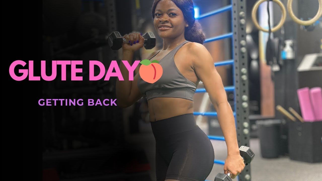 Glute Day at the Gym | Getting Back Into My Routine🌸🌸