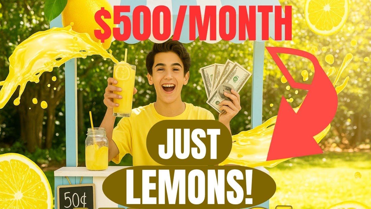 How to Make $500/month Selling Summer Lemonade
