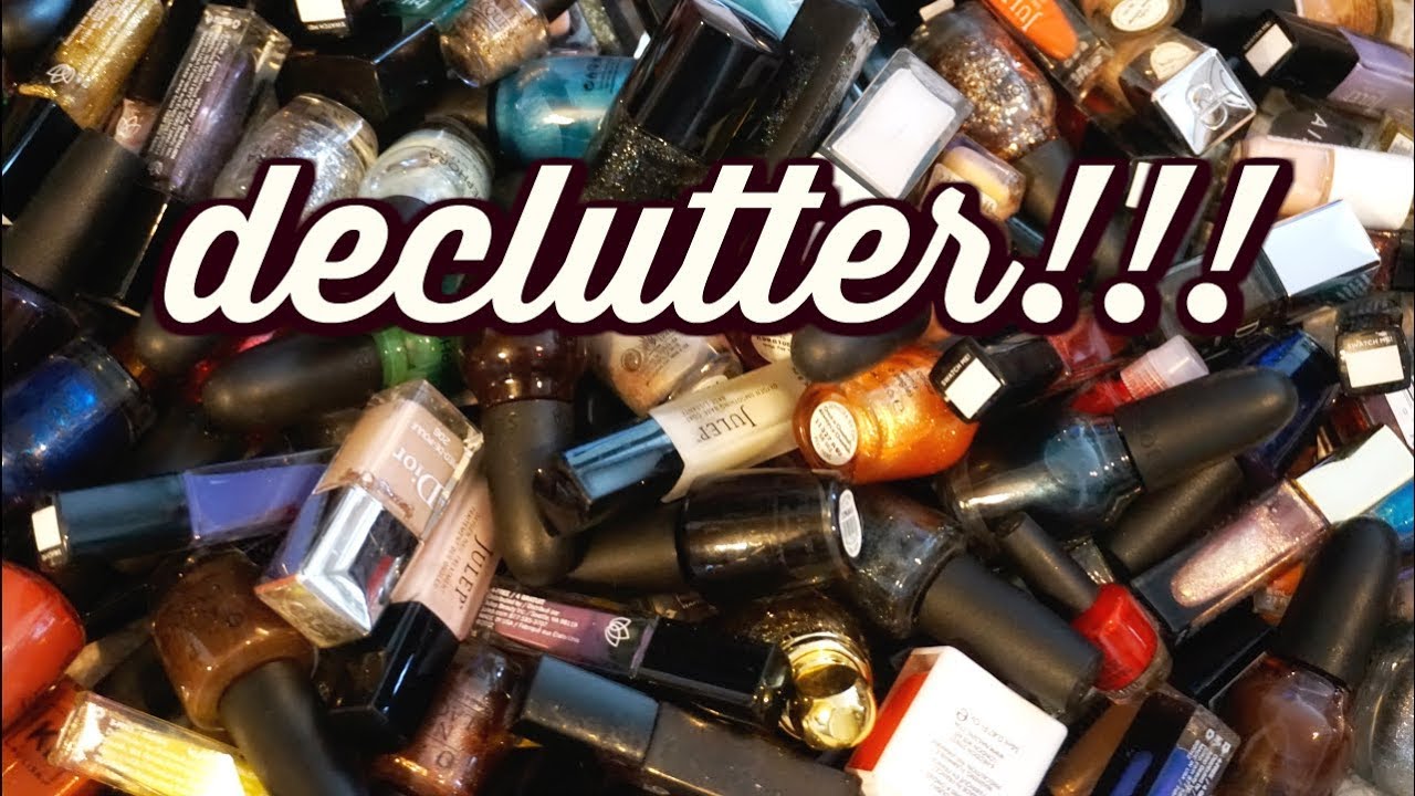 MASSIVE Nail Polish Declutter!