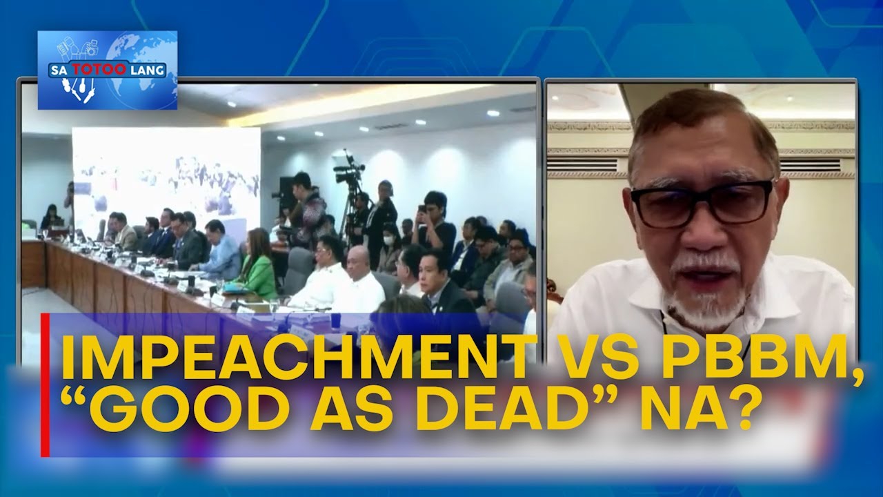 PBBM impeachment, patay na nga ba?
