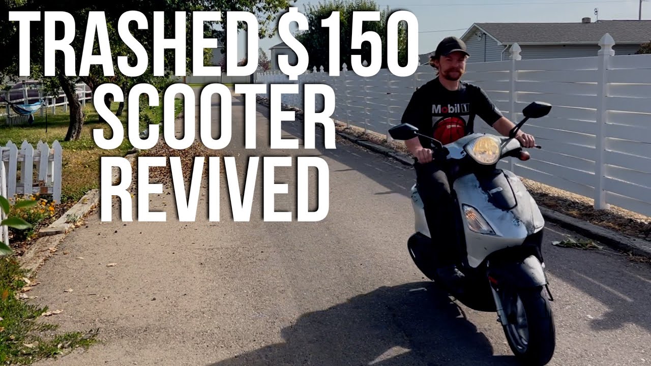Scooter Ran Without Oil, Let's Replace the Crankshaft - 2008 Piaggio Fly 150
