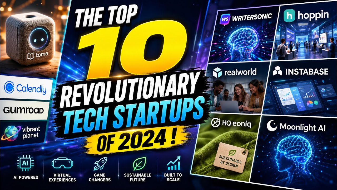 The Top 10 Revolutionary Tech StartUps | Tech StartUps Of 2024 | Byte-SizeReviews