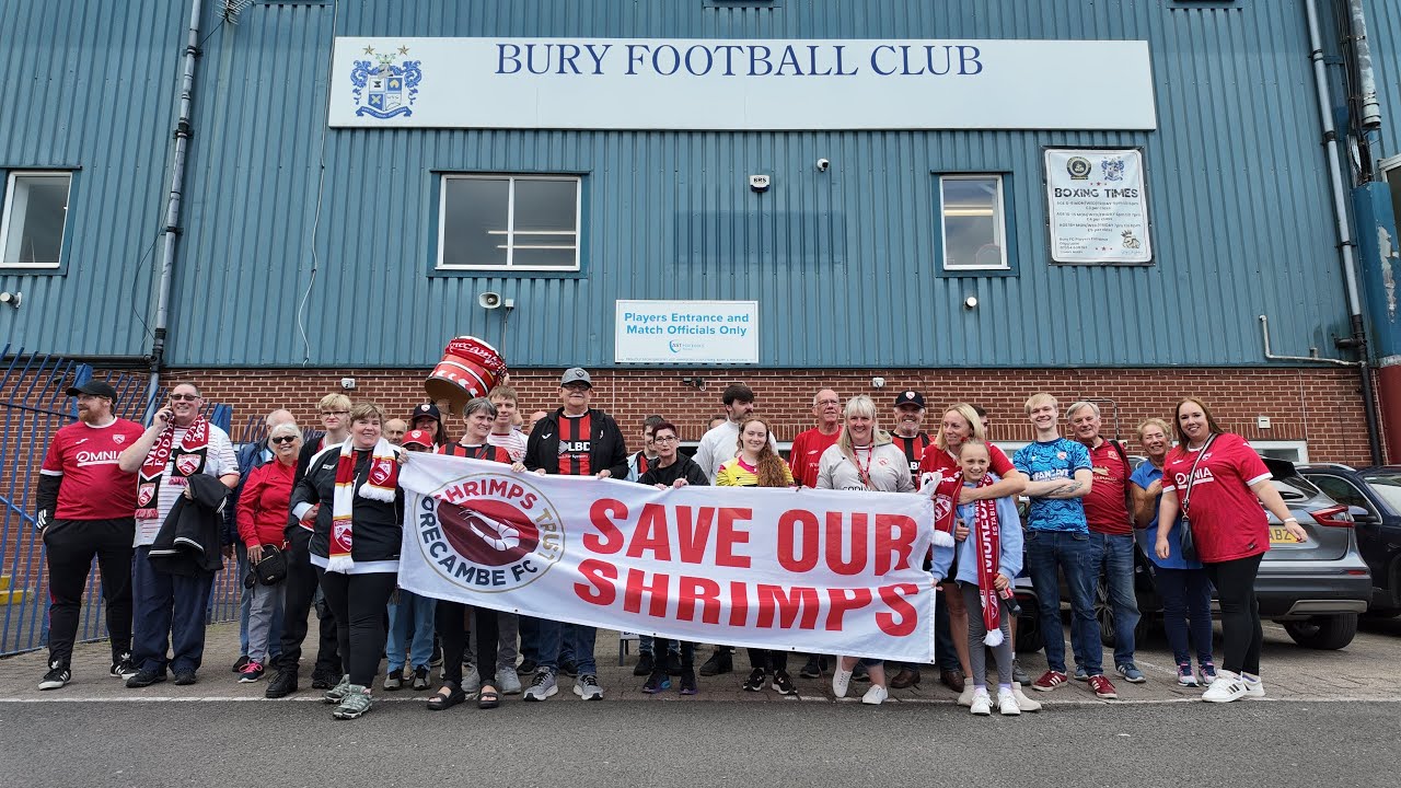 Solidarity In The Stands | Bury FC & Morecambe FC