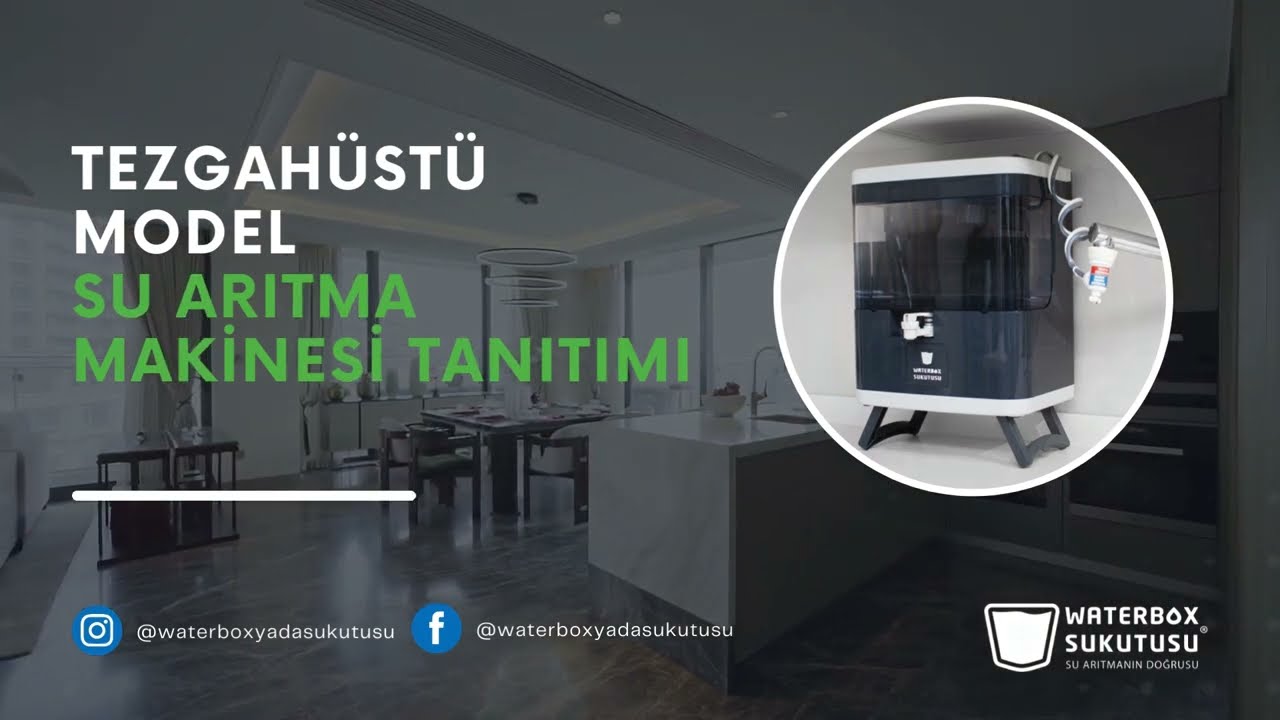 Waterbox - Sukutusu Tezgahüstü Model (TÜ-5) Kullanma Kılavuzu
