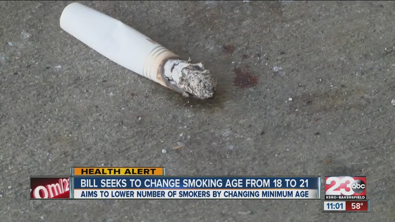 Bill Seeks To Change Smoking Age From 18 To 21