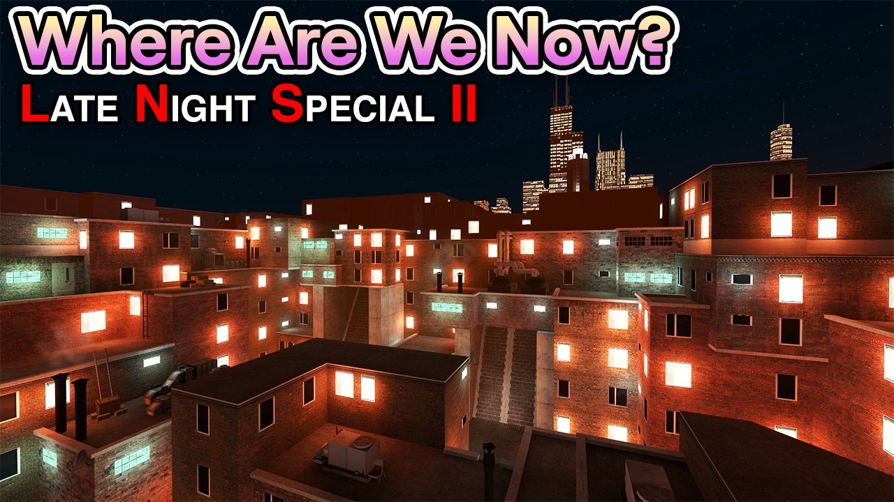 Городское исследование в Gmod, но сейчас НОЧЬ