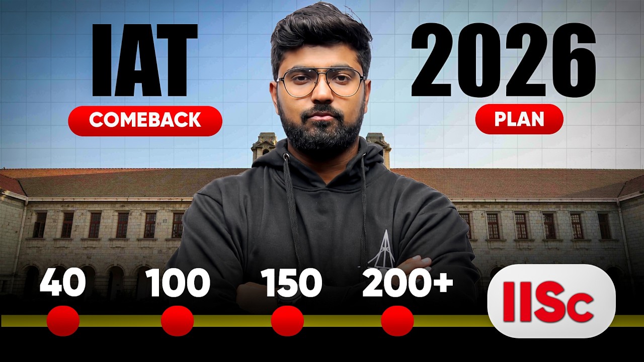 IAT 2026 Comeback Plan | 3 Month Preparation Strategy for IISc & IISER