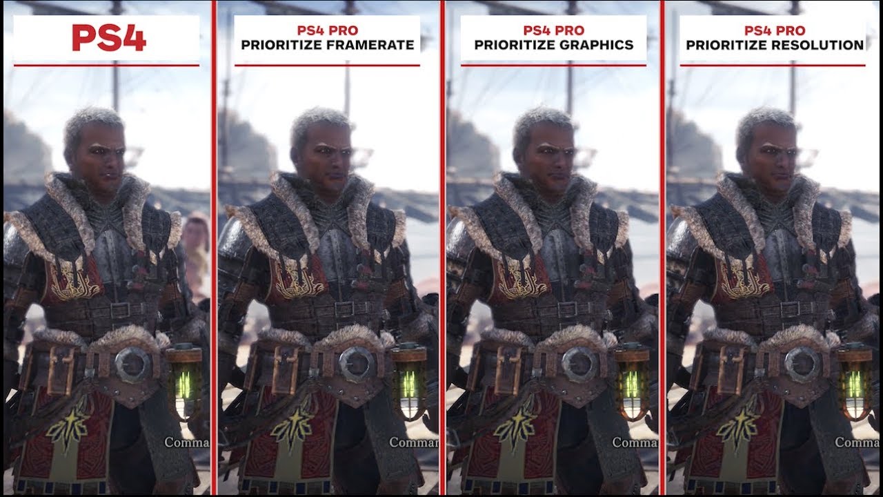 Monster Hunter World Graphics Comparison: PS4 vs. PS4 Pro