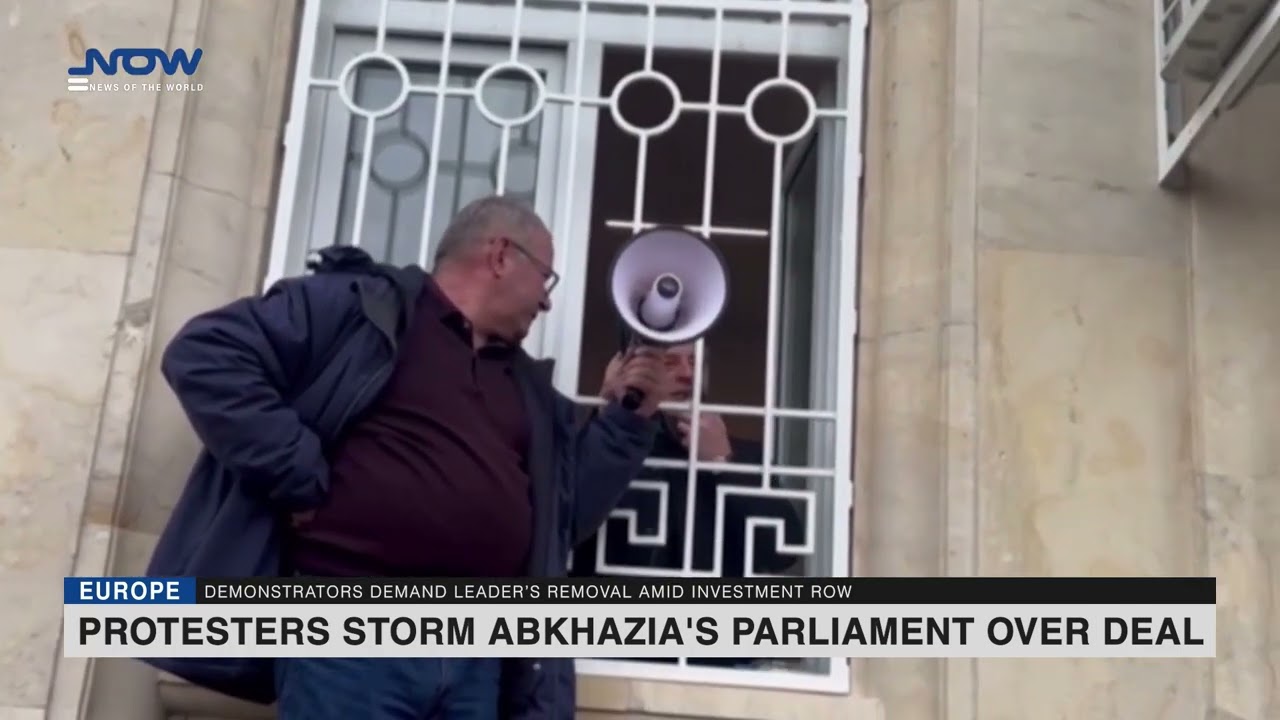 Protesters storm Abkhazia's parliament over deal