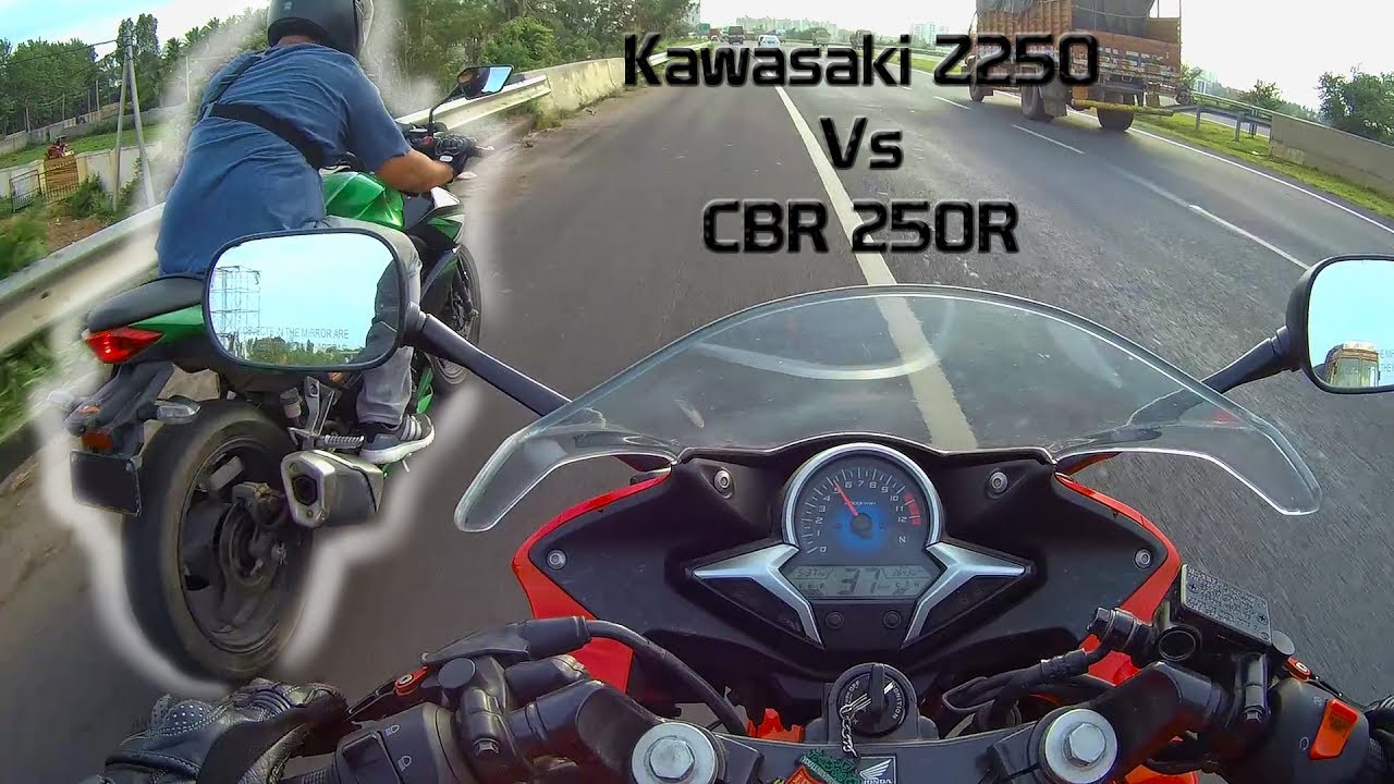 Kawasaki Z250 Vs CBR 250R Friendly Race  ||  And More...