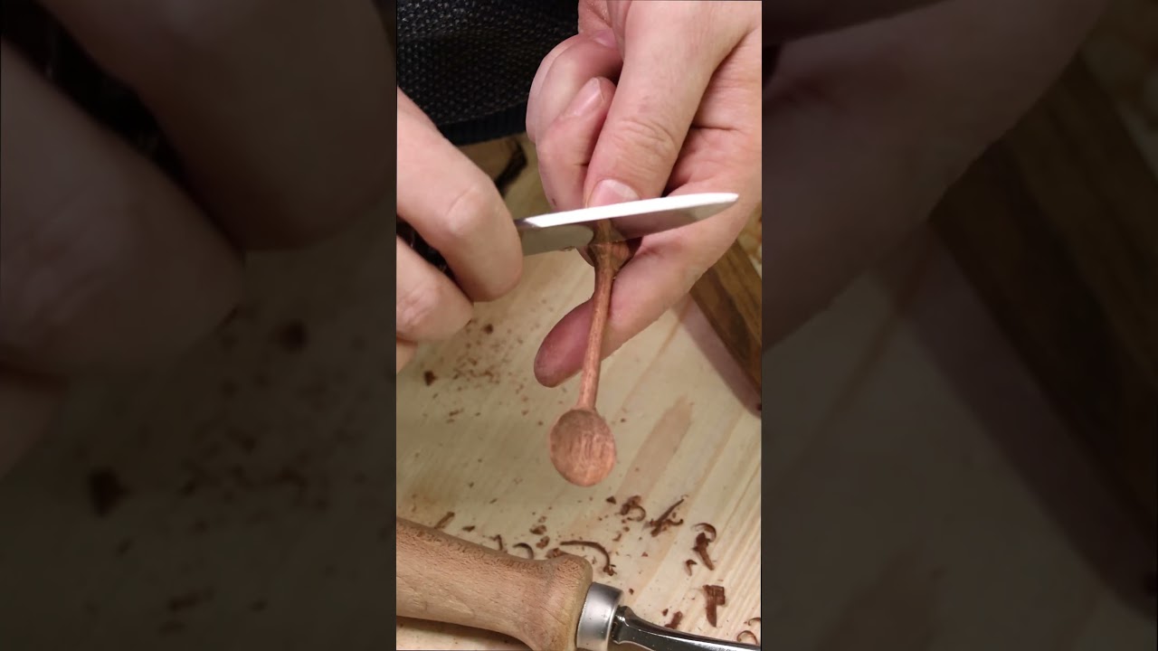 ahşap oyma kaşık #woodworking #ahşapoyma