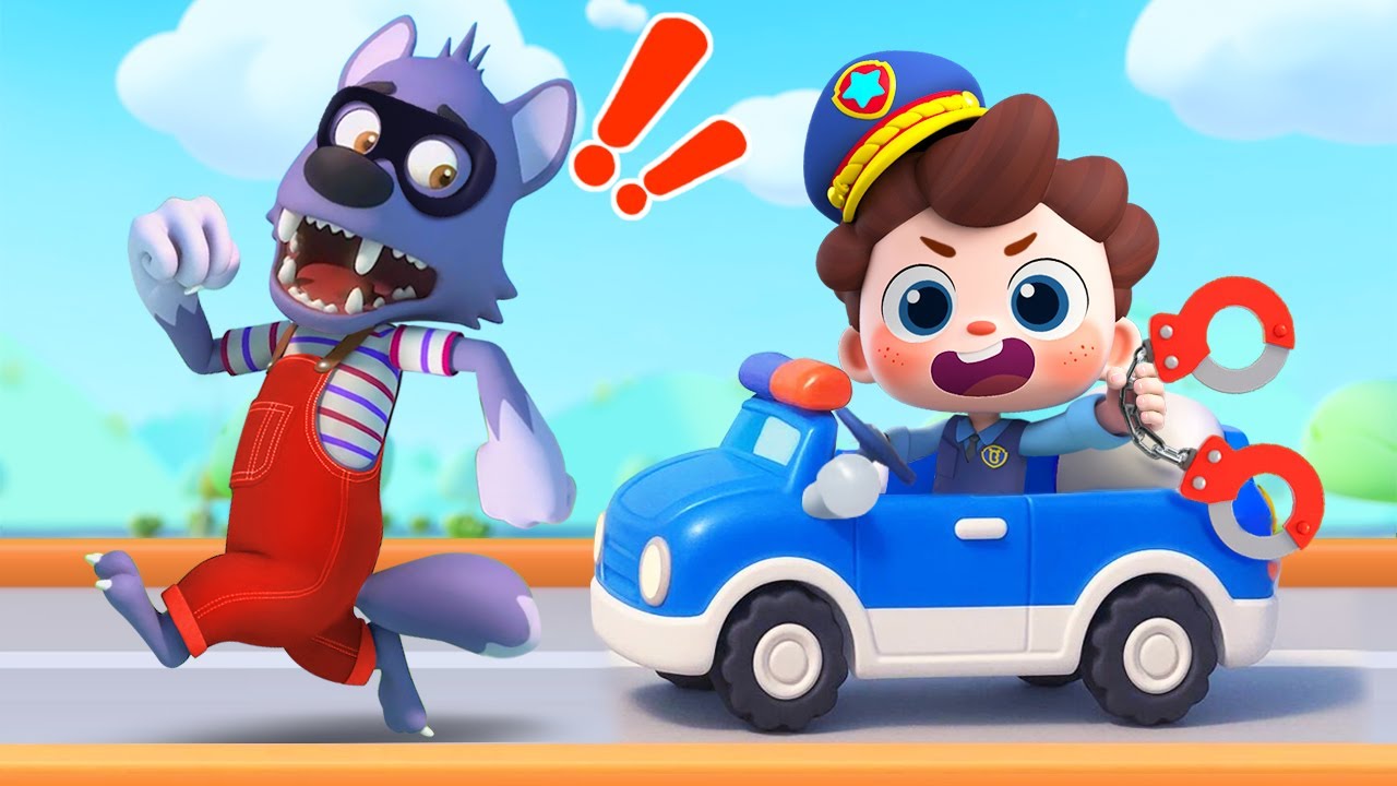 Learn Kids Safety Tips | Police Chase | Safety Rules | Nursery Rhymes & Kids Songs | BabyBus