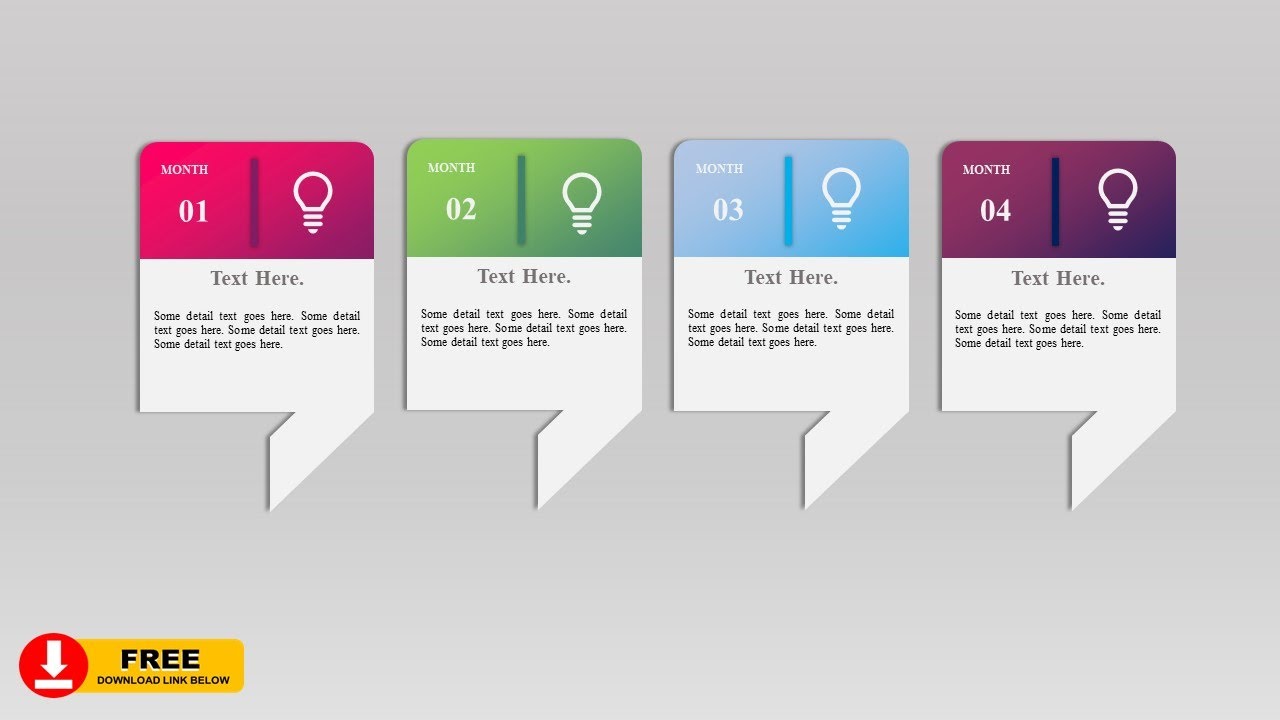 Monthly #Sales #Graphic #Design Slide in Microsoft Office PowerPoint PPT